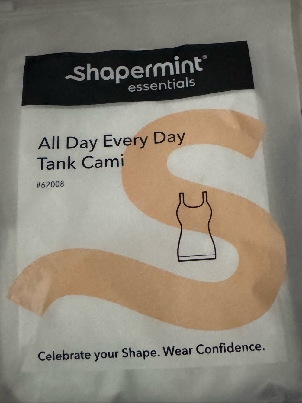 Shapermint Essentials Tank Cami - White